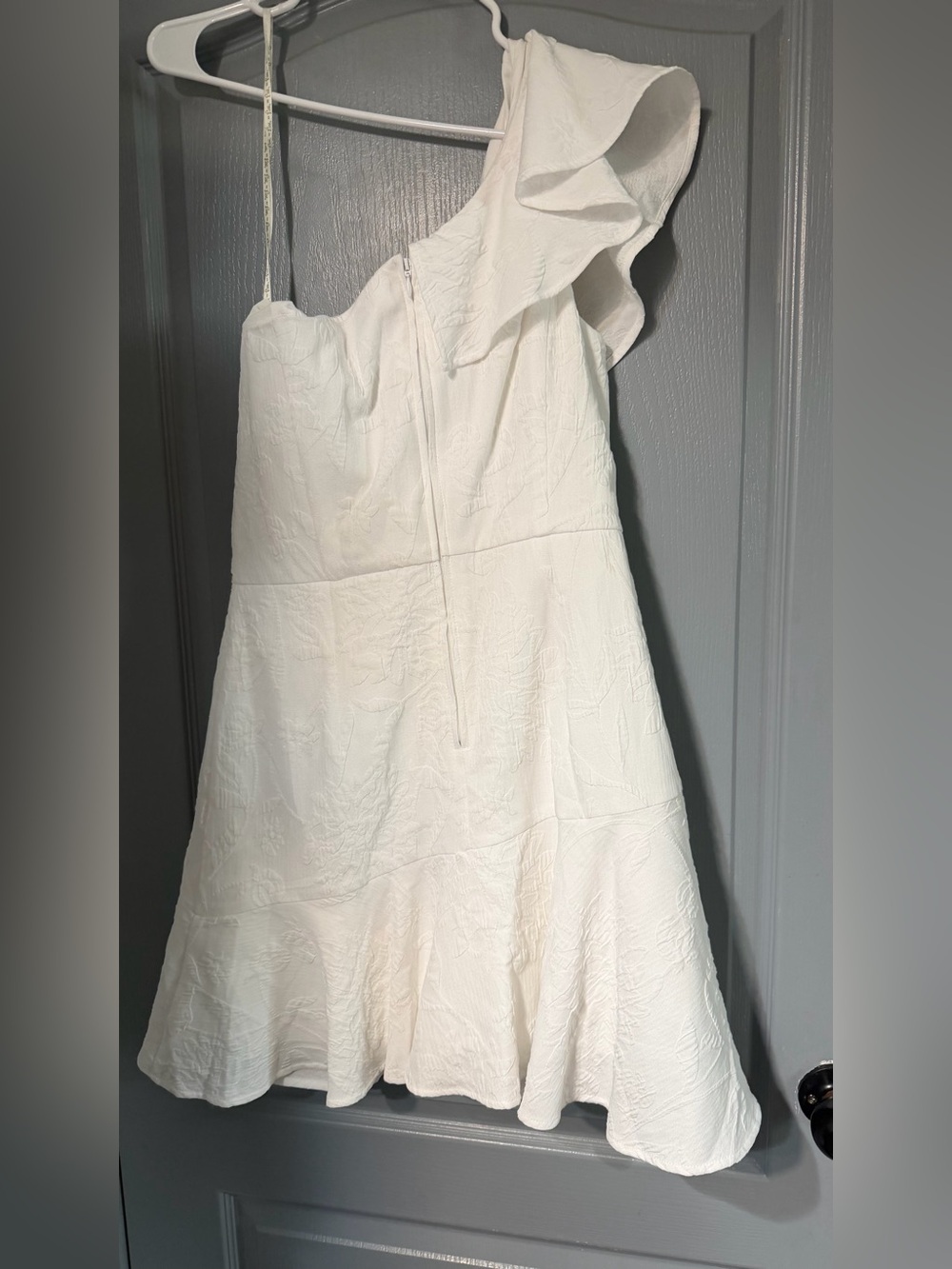 Lilly Pulitzer White One-Shoulder Ruffle Dress - Picture 5 of 14